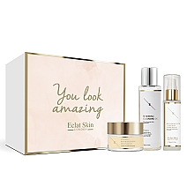 Kup Zestaw - Eclat Skin London Giftset Bright Hydration Set (cr/50ml + f/oil/100 ml + serum/60ml + box/1pcs)