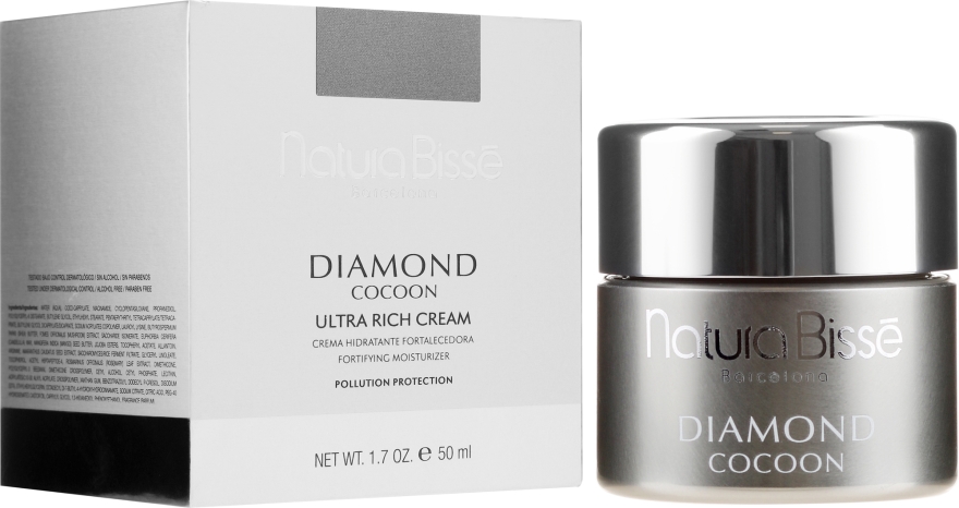 Nawilżający krem do twarzy - Natura Bissé Diamond Cocoon Ultra Rich Cream — Zdjęcie N1