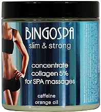 Koncentrat kolagen 5% w żelu do masażu - BingoSpa Slim & Strong Concentrate Collagen 5% For Spa Massages — Zdjęcie N1
