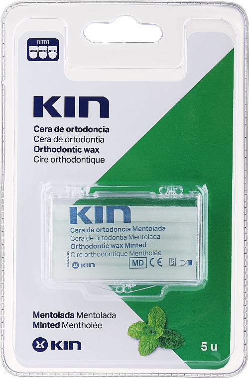 Ortodontyczny wosk, miętowy - Kin Minted Orthodontic Wax — Zdjęcie N1