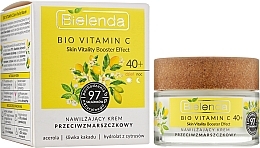 Nawilżający krem przeciwzmarszczkowy do twarzy 40+ dzień/noc - Bielenda Bio Vitamin C — Zdjęcie N2