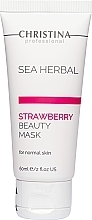 Kup Truskawkowa maska do skóry normalnej - Christina Sea Herbal Beauty Mask Strawberry