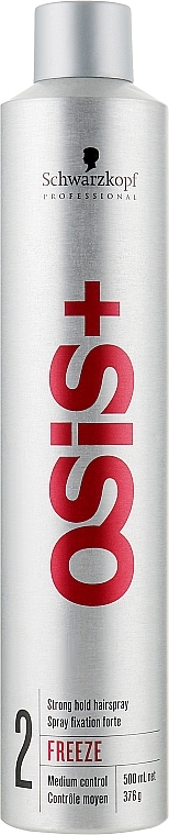 PRZECENA! Supermocny lakier do włosów - Schwarzkopf Professional Osis+ Freeze Hairspray * — Zdjęcie N3