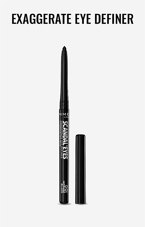 Wodoodporny eyeliner - Rimmel Exaggerate Waterproof Eye Liner — Zdjęcie N11