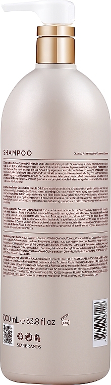 Szampon do włosów - Kativa Shea Butter Coconut & Marula Oil Shampoo — Zdjęcie N2