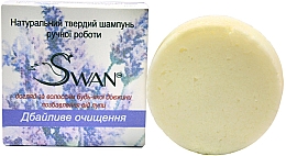 Naturalny szampon w kostce Delikatne oczyszczanie - Swan — Zdjęcie N3