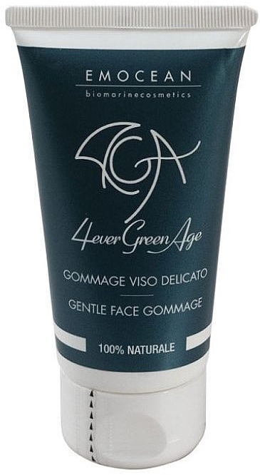 Delikatny peeling gommage do twarzy - Emocean 4Ever Green Age Gentle Face Gommage — Zdjęcie N1