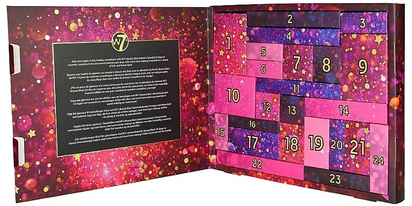 Kalendarz adwentowy - W7 Beauty Blast Advent Calendar 2023 — Zdjęcie N4