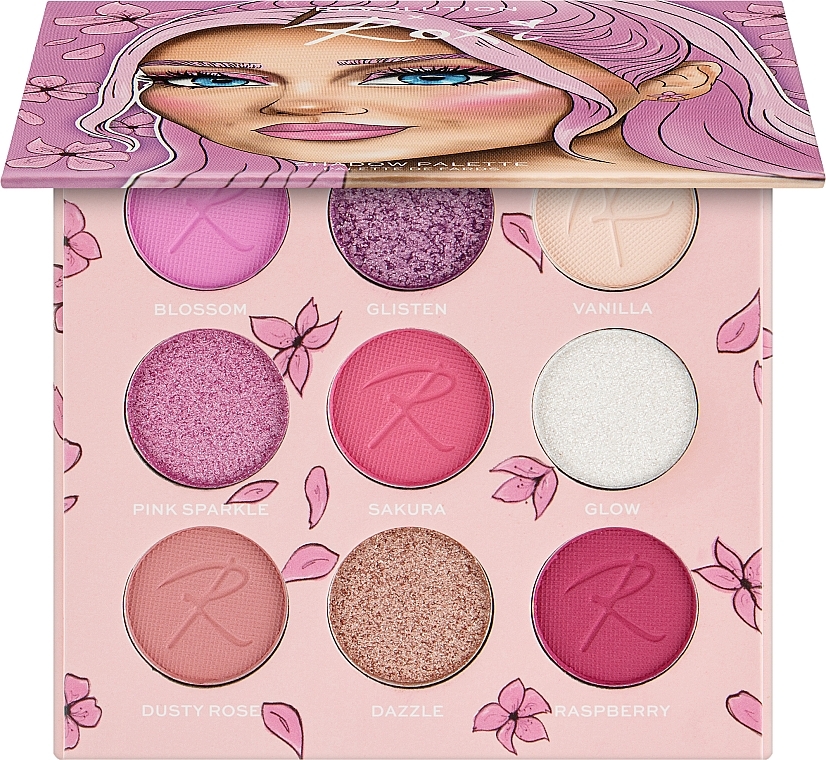 Paleta cieni do powiek - Makeup Revolution x Roxi Cherry Blossom Eyeshadow Palettes — Zdjęcie N1