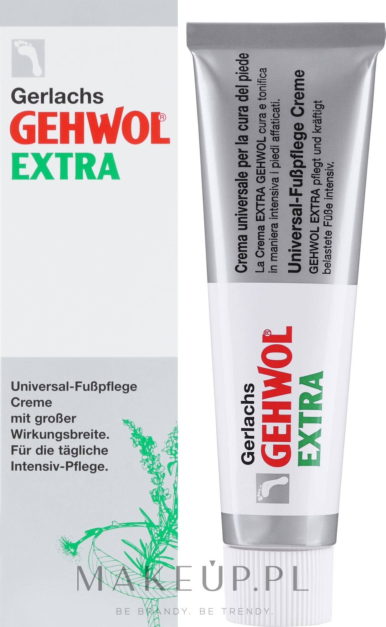 Uniwersalny kosmetyk chroniący skórę stóp - Gehwol Extra — Zdjęcie 75 ml