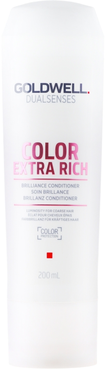 Nabłyszczająca odżywka do włosów farbowanych - Goldwell Dualsenses Color Extra Rich Brilliance Conditioner