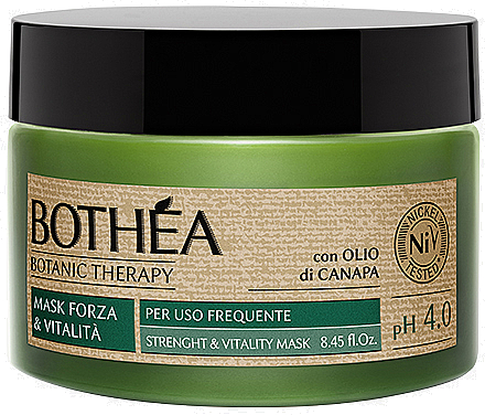 Rewitalizująca maska wzmacniająca do włosów - Bothea Botanic Therapy Strenght Vitality Mask pH 4.0 — Zdjęcie N1