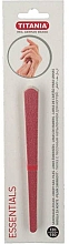 Piaskowy pilnik do paznokci, 16,5 cm, dwustronny, ziarnistość 120/150, 1042/10C - Titania — Zdjęcie N1