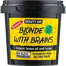 Kup PRZECENA! Szampon do włosów blond Blonde With Brains - Beauty Jar Shampoo For Blond Hair *