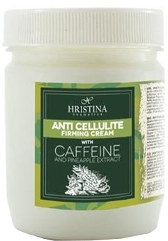 Antycellulitowy krem ujędrniający Kofeina i ananas - Hristina Cosmetics Anti Cellulite Firming Cream — Zdjęcie N1