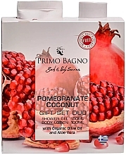 Zestaw - Primo Bagno Pomegranate Coconut Gift Set Duo (b/lot/100ml + sh/gel/150ml) — Zdjęcie N1