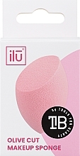 Kup Gąbka do makijażu z płaskim cięciem, różowa - Ilu Sponge Olive Cut Pink