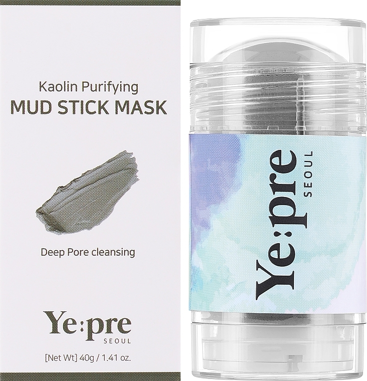 Maseczka w sztyfcie do twarzy - Yepre Kaolin Purifying Mud Stick Mask — Zdjęcie N2