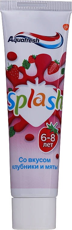 Pasta do zębów dla dzieci Truskawka i mięta - Aquafresh Splash — Zdjęcie N1