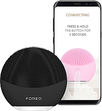 Szczoteczka soniczna do oczyszczania i masażu twarzy - Foreo Luna Mini 3 Facial Cleansing Brush Midnight — Zdjęcie N4