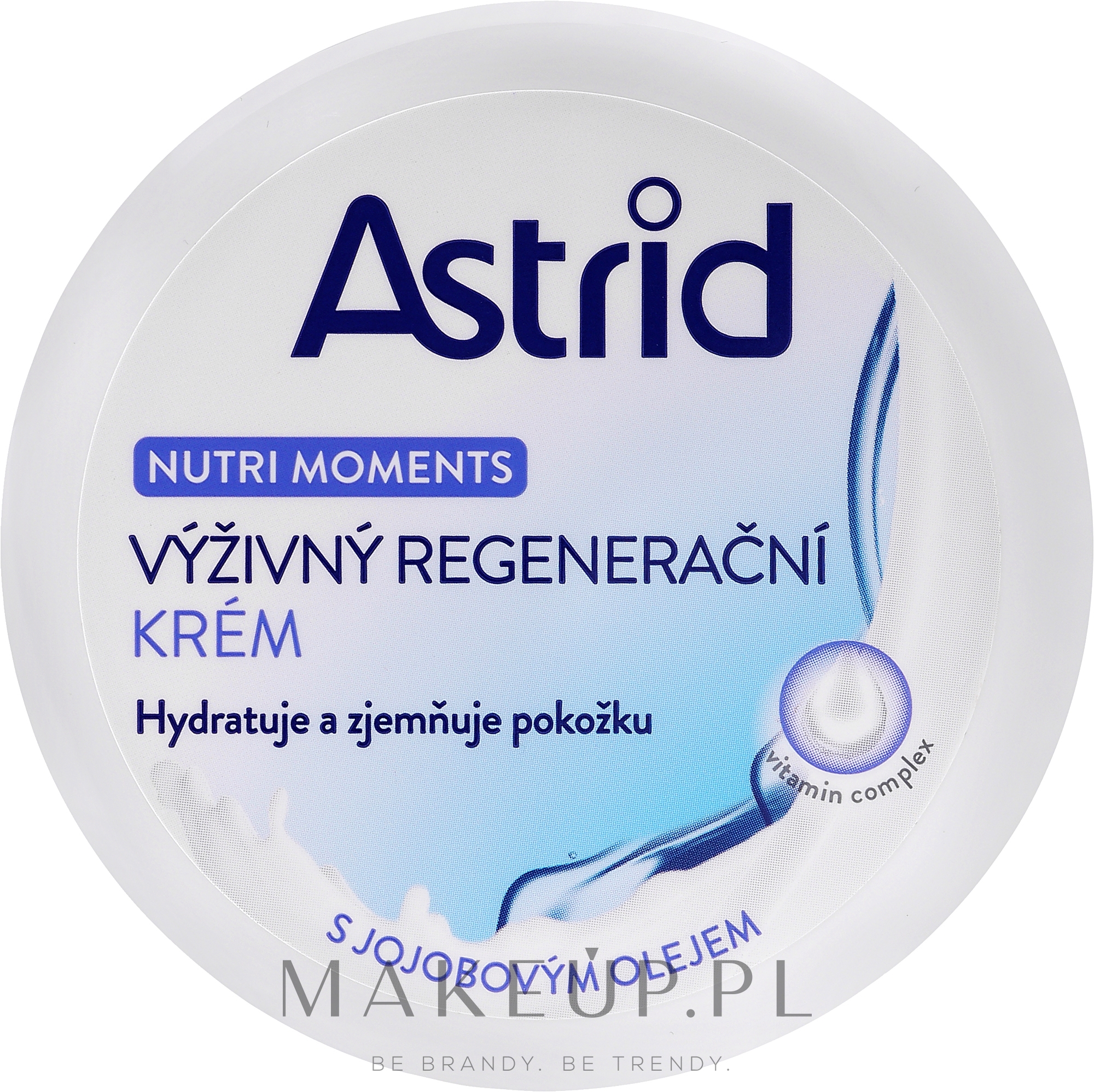 Bogaty w składniki odżywcze krem - Astrid Nutri Moments Nourishing Regenerating Cream — Zdjęcie 150 ml