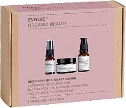 Kup Zestaw - Evolve Organic Beauty (cr/30ml + eye/lip/contour/15ml + serum/10ml)