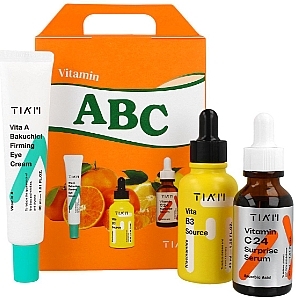 Zestaw - Tiam Vitamin Abc Box (serum/40ml + serum/30ml + cr/30ml) — Zdjęcie N1