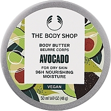 Rozświetlający olejek do ciała - The Body Shop Avocado Body Butter For Dry Skin — Zdjęcie N1