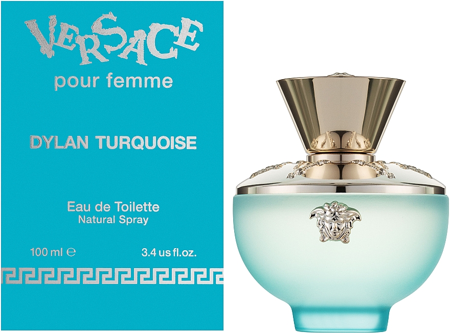 Versace Dylan Turquoise pour Femme - Woda toaletowa — Zdjęcie N4