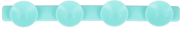 Silikonowa suszarka do pędzli, turkusowa - Tools For Beauty MiMo Makeup Brush Drying Rack Turquoise — Zdjęcie N3