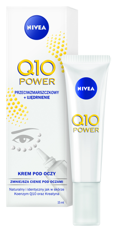 Przeciwzmarszczkowy krem pod oczy - NIVEA Visage Anti Wrinkle Q10 Plus Eye Cream