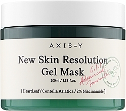 Żelowa maska - Axis-Y New Skin Resolution Gel Mask — Zdjęcie N1
