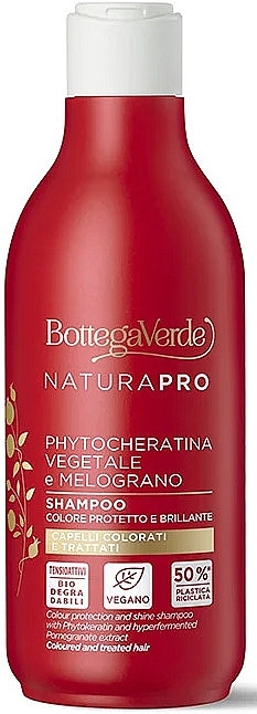 Szampon do włosów - Bottega Verde Natura Pro Pomegranate Extract Shampoo — Zdjęcie N1