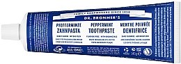 Wybielająca pasta do zębów bez fluoru Mięta - Dr Bronner’s Peppermint Tootpaste — Zdjęcie N1