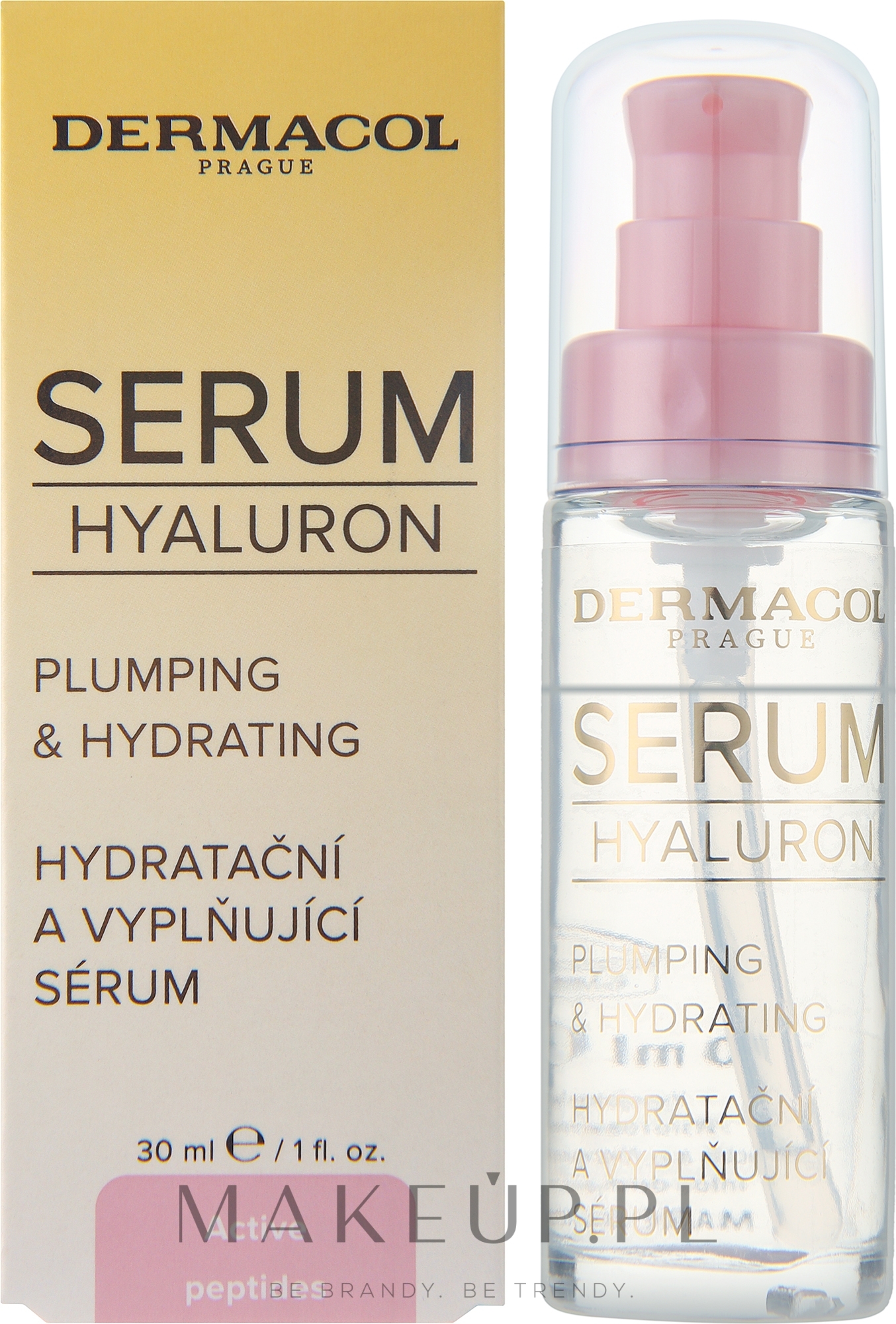 Nawilżająco-wygładzające serum do twarzy - Dermacol Hyaluron Plumping & Hydrating Serum — Zdjęcie 30 ml