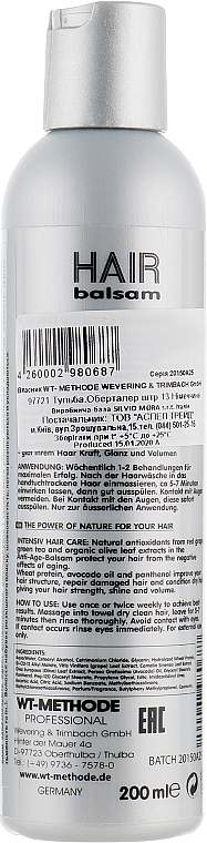 Balsam-odżywka do włosów o działaniu odmładzającym	 - Placen Formula Anti-Age Hair Balsam — Zdjęcie N2