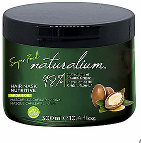 Maska do włosów - Nourishing Hair Mask Naturalium Super Food Argan Oil — Zdjęcie N1