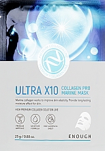 Kup Tkankowa maska do twarzy z kolagenem morskim - Enough Ultra X10 Collagen Pro Marine Mask Pack