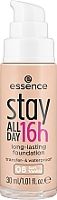 PRZECENA! Długotrwały podkład w płynie - Essence Stay All Day 16h Long-Lasting Make-Up * — Zdjęcie N2