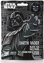 Kup Nawilżająca maseczka do twarzy z ekstraktem z czarnej herbaty - Mad Beauty Star Wars Face Darth Vader