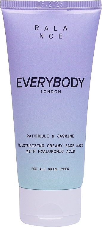 Nawilżająca maseczka do twarzy Paczula i jaśmin - EveryBody Balance Moisturizing Creamy Face Mask Patchouli & Jasmin — Zdjęcie N1