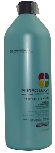 Wzmacniający szampon do włosów zniszczonych - Pureology Strength Cure Shampoo — Zdjęcie N2