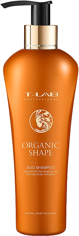 Szampon wygładzający i odżywiający włosy - T-Lab Professional Organic Shape Duo Shampoo — Zdjęcie N1
