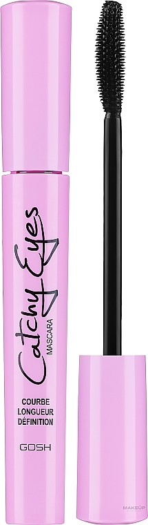 Wydłużający i podkręcający tusz do rzęs - Gosh Copenhagen Catchy Eyes Mascara Allergy Certified — Zdjęcie N1