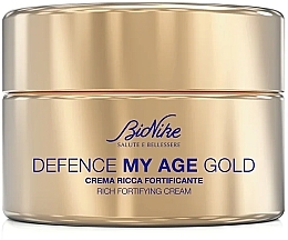 Ujędrniający krem do twarzy - BioNike Defense My Age Gold Rich Fortifying Face Cream — Zdjęcie N1