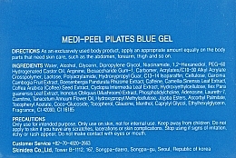 Ujędrniający żel do ciała z glaucyną - MEDIPEEL Pilates Blue Gel  — Zdjęcie N3