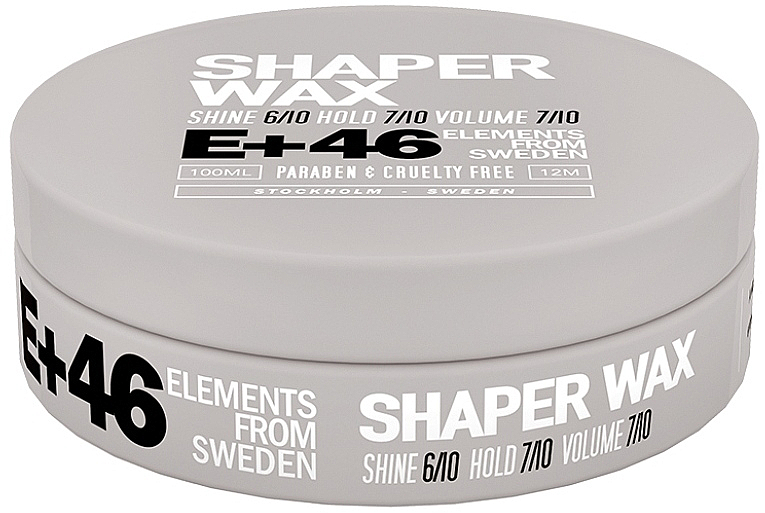 Wosk do stylizacji włosów - E+46 Shaper Wax — Zdjęcie N1