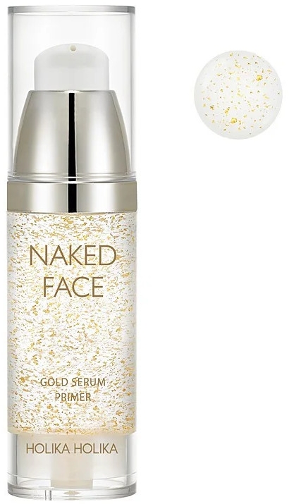 Baza-serum pod podkład ze złotem - Holika Holika Naked Face Gold Serum Primer — Zdjęcie N1