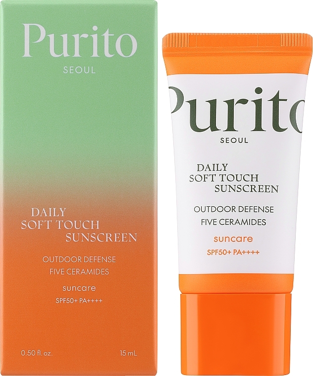 Krem przeciwsłoneczny - Purito Seoul Daily Soft Touch Sunscreen SPF50+ (Travel Size) — Zdjęcie N2