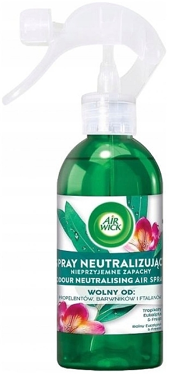 Spray neutralizujący nieprzyjemne zapachy - Air Wick Odour Neutralising Tropical Eucalyptus & Freesia — Zdjęcie N1